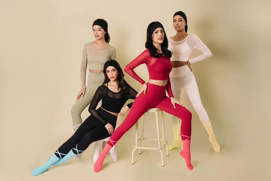 Four women in Reset lightweight coords