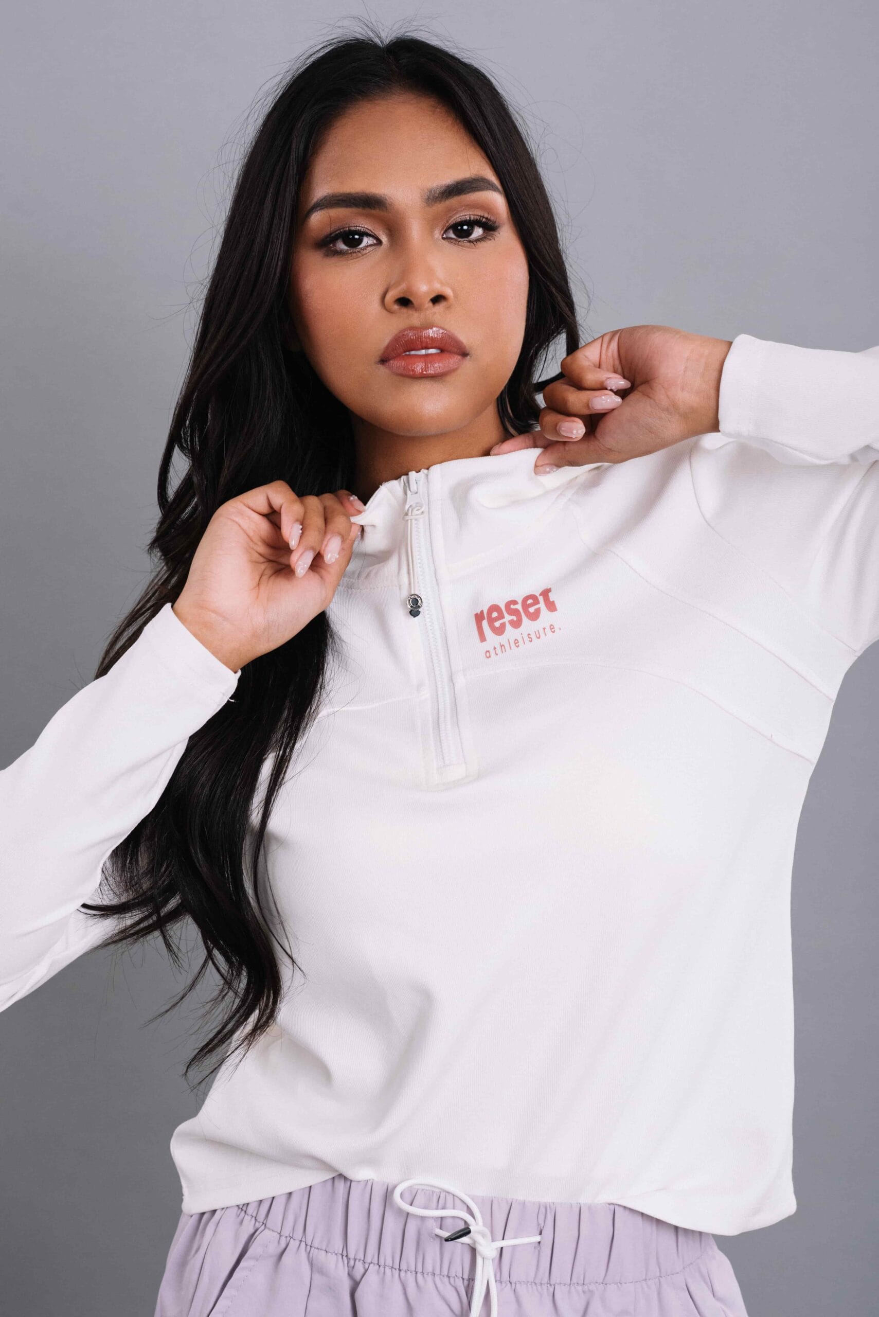 Amanda Half-Zip Hoodie Jacket