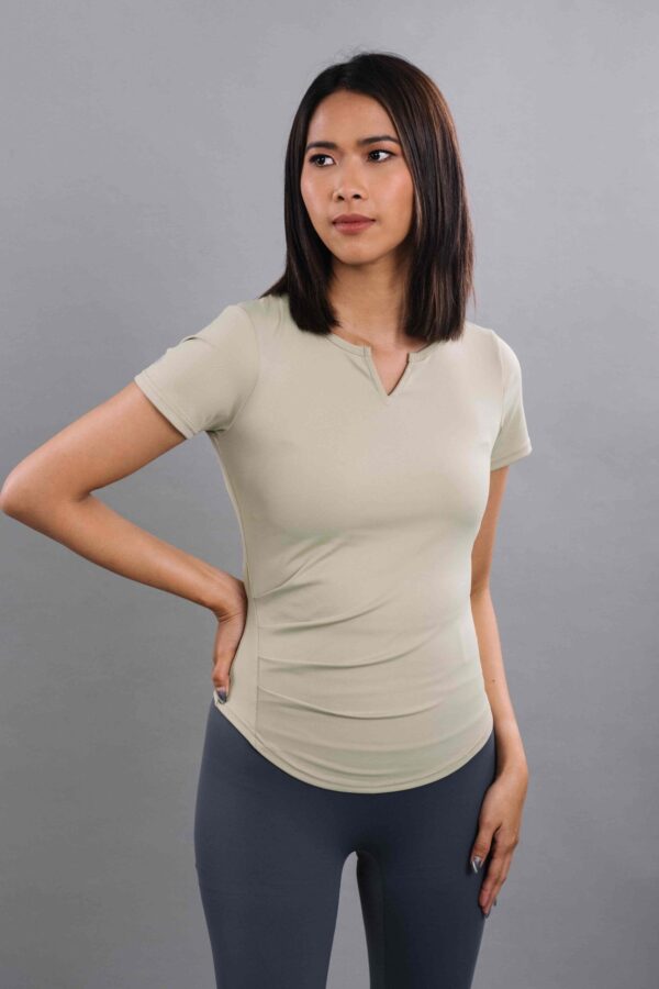 Cici Scrunched Side Shirt